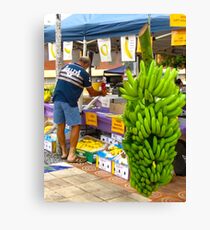 Green weight? Canvas Print