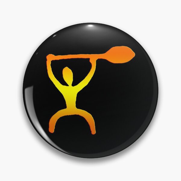Item preview, Hawaiian Paddle Man Petroglyph designed and sold by Cat Lady Designs.