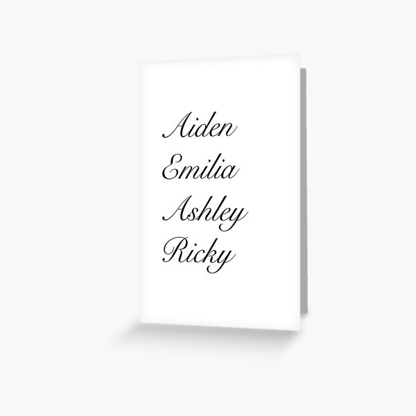 The Crew Greeting Card