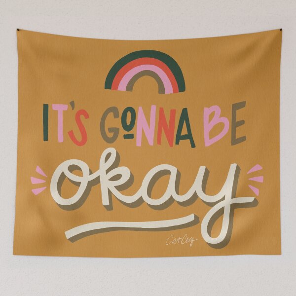 Item preview, It's Gonna Be Okay – Ochre Palette designed and sold by Cat Coquillette.