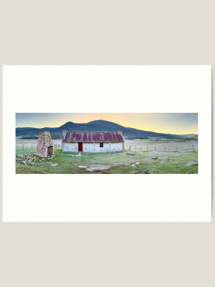 Alternate view of Orroral Homestead, Namadgi National Park, ACT, Australia Art Print