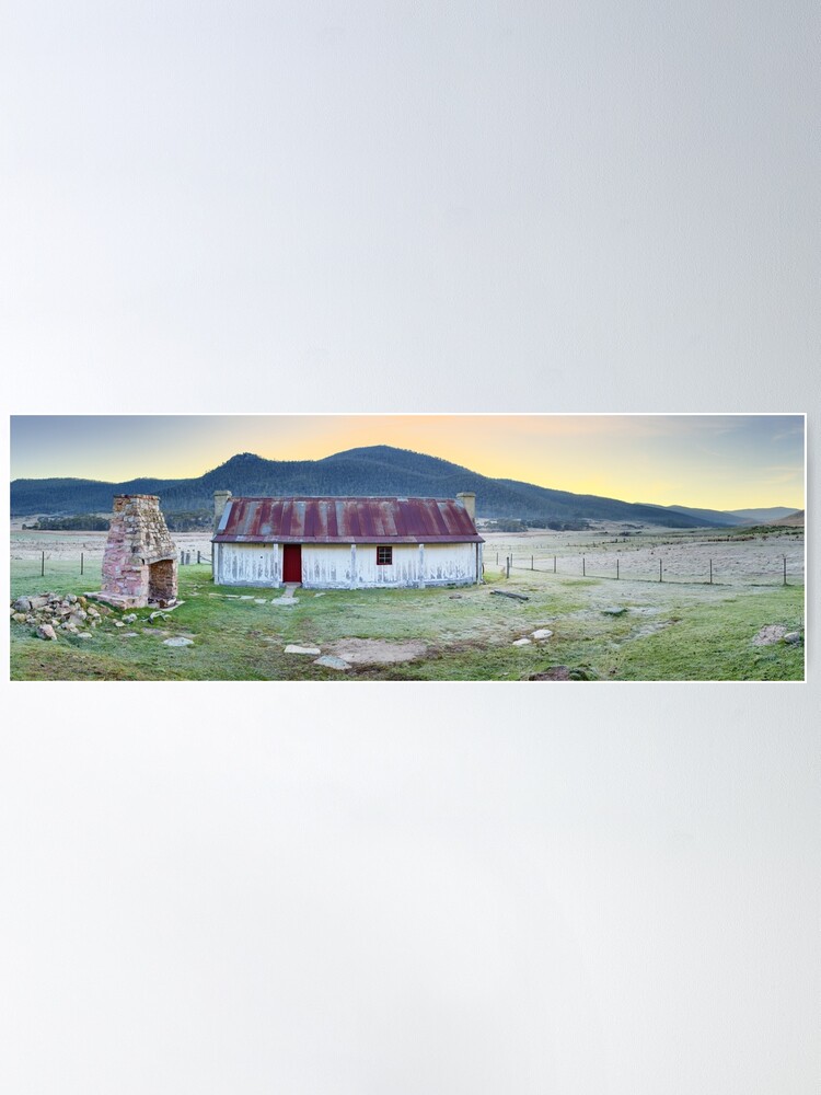 Alternate view of Orroral Homestead, Namadgi National Park, ACT, Australia Poster