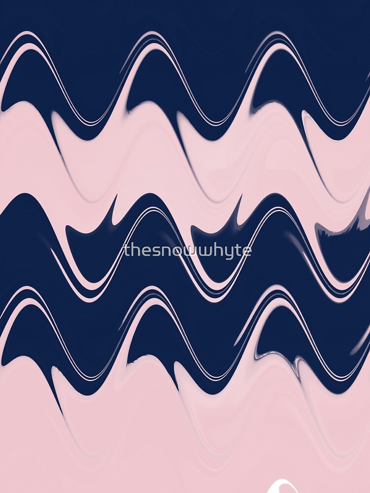 Navy Blue and Blush Pink Marble Effect" A-Line Dress for Sale by  thesnowwhyte | Redbubble