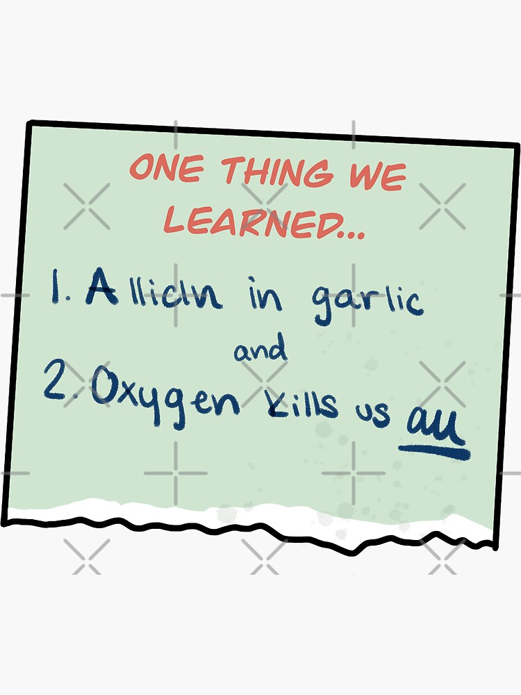 "Brad’s Leone’s Note on Life" Sticker for Sale by SquidVoss Redbubble