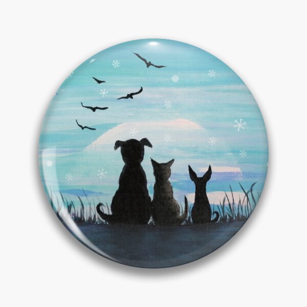 Item preview, Winter Sunset Pet Painting designed and sold by ironydesigns.