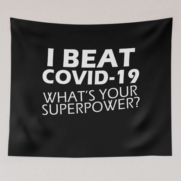Item preview, I beat COVID-19 What's Your Superpower? designed and sold by Mfk Clothes.