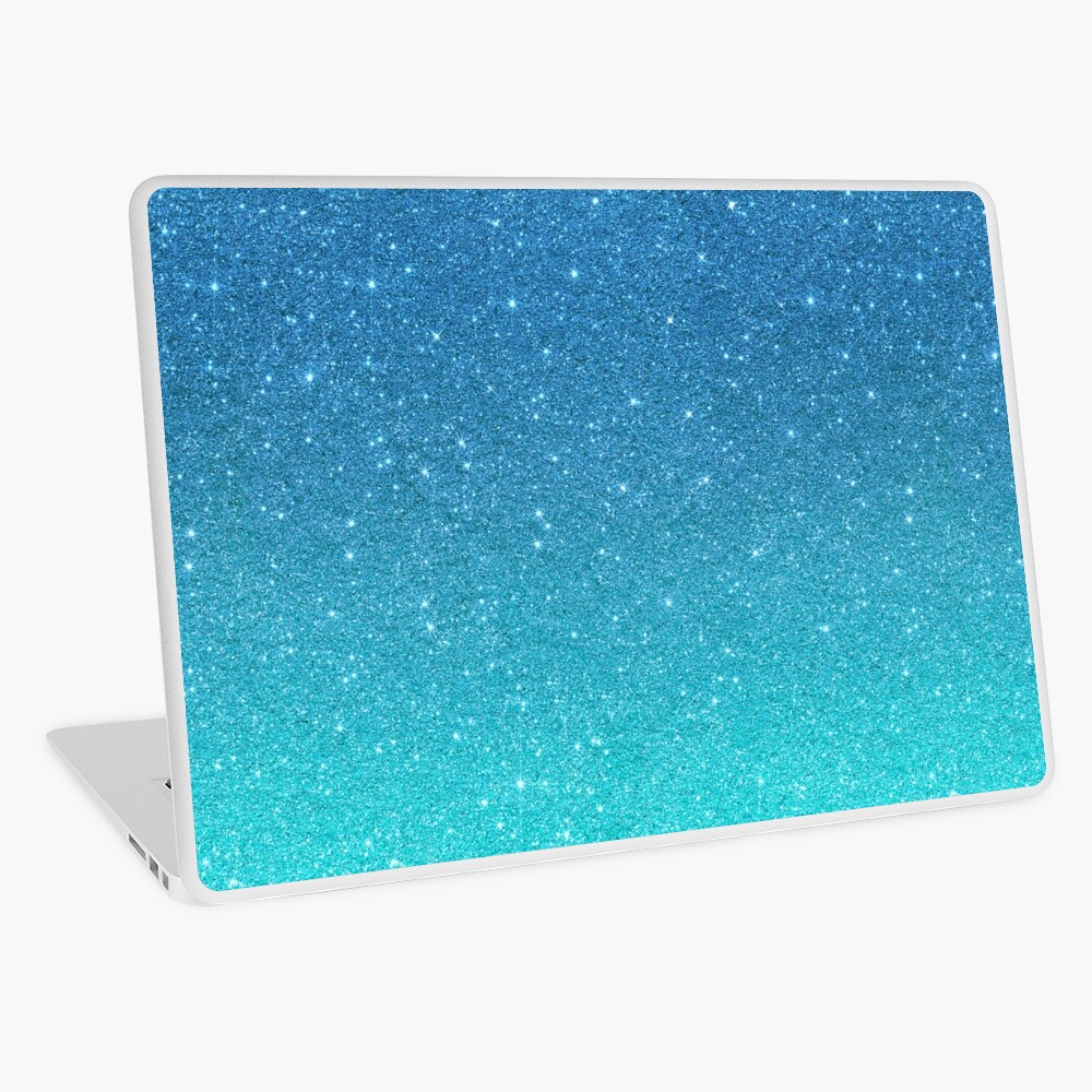  Pastel Blue Glitter Ombre Dishwasher Magnets Covers
