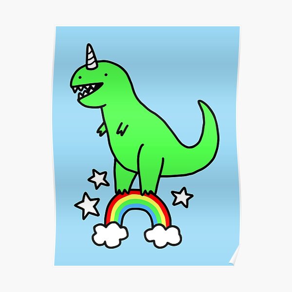 T-Rexicorn Poster