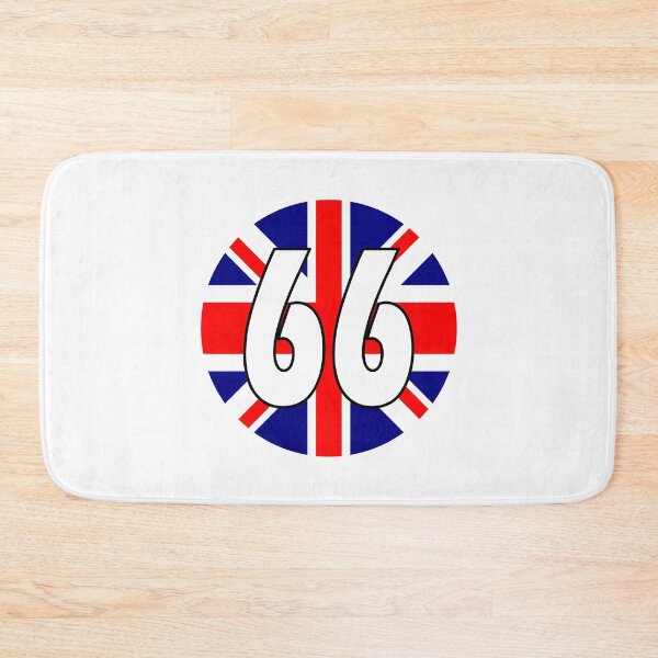 Item preview, UK flag with number 66 - sixty six designed and sold by AllShirts21.