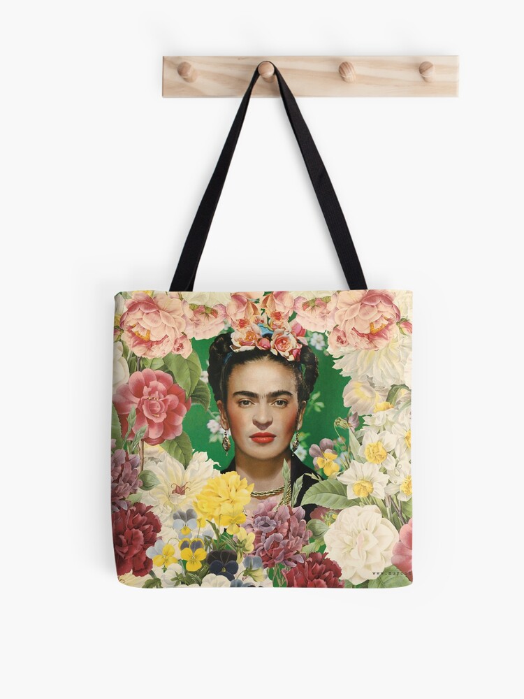 Screen Printed Tote Bag, Frida Kahlo (5) – Beads of Paradise