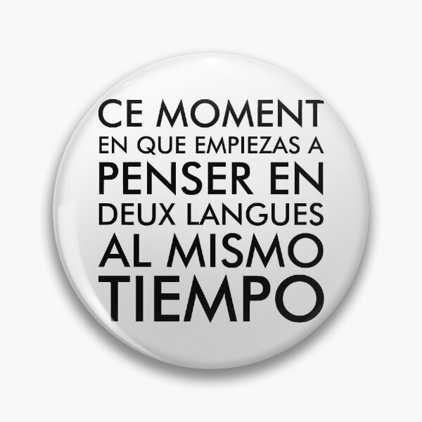 Item preview, Thinking in French and Spanish designed and sold by ironydesigns.