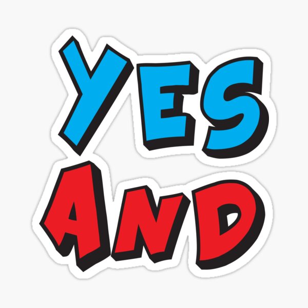 Item preview, Yes And Emote designed and sold by ShowAndTellLive.