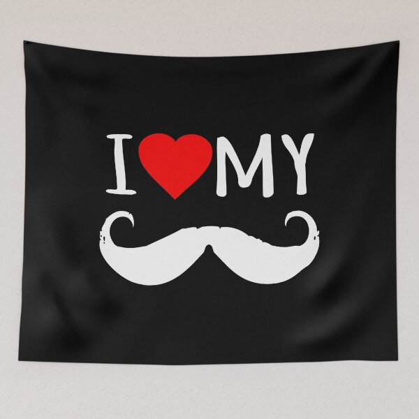 Item preview, I Love My Moustache designed and sold by flippinsg.