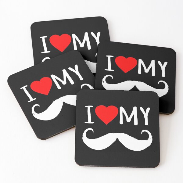 Item preview, I Love My Moustache designed and sold by flippinsg.