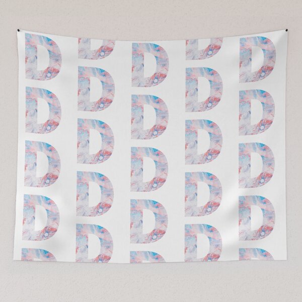 Item preview, Marbled Letter D designed and sold by Yviemakes.
