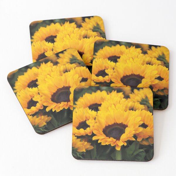 Item preview, Field of Yellow Sunflowers designed and sold by thesnowwhyte.