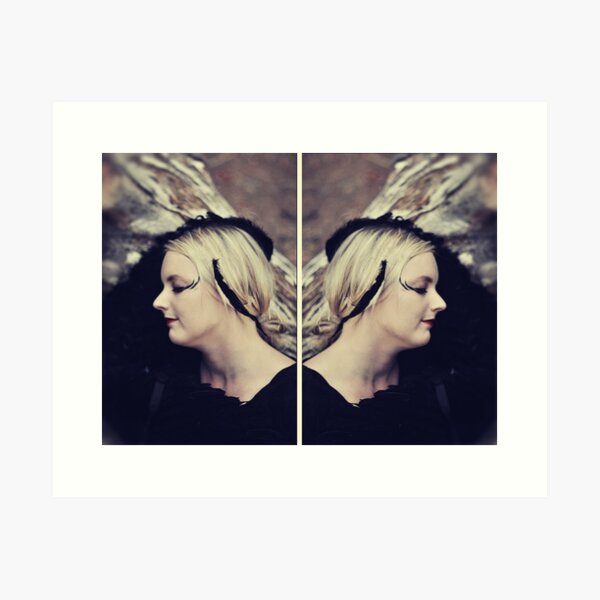 Blackbird Diptych (Divine Diptych Avatar May) Art Print
