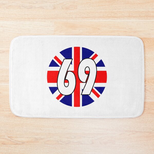 Item preview, UK flag with number 69 - sixty nine designed and sold by AllShirts21.