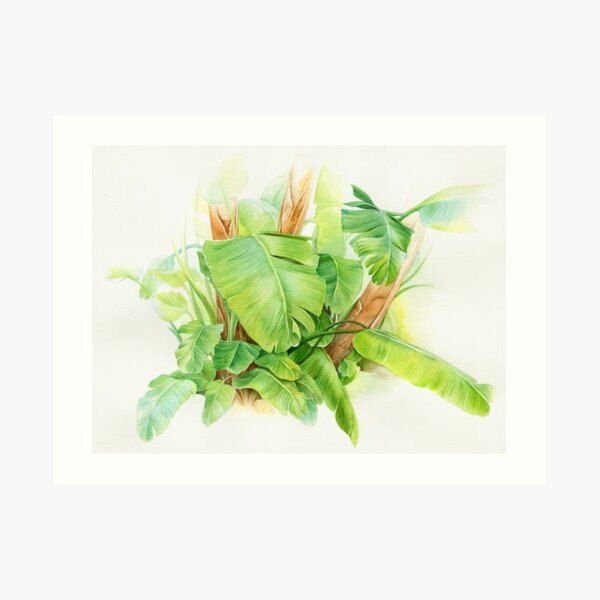Jungle green Art Print
