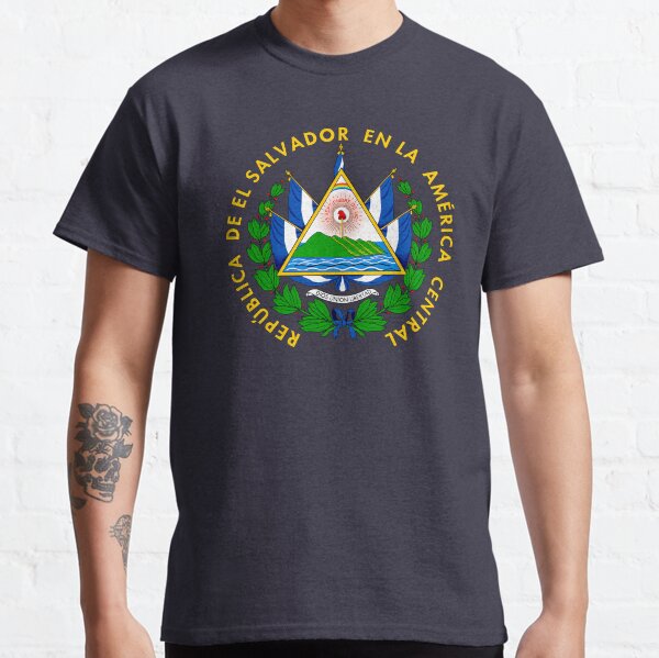 Escudo de armas de el salvador Camiseta clásica