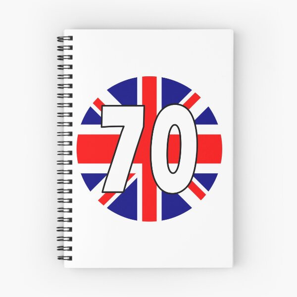 Item preview, UK flag with number 70 - seventy designed and sold by AllShirts21.