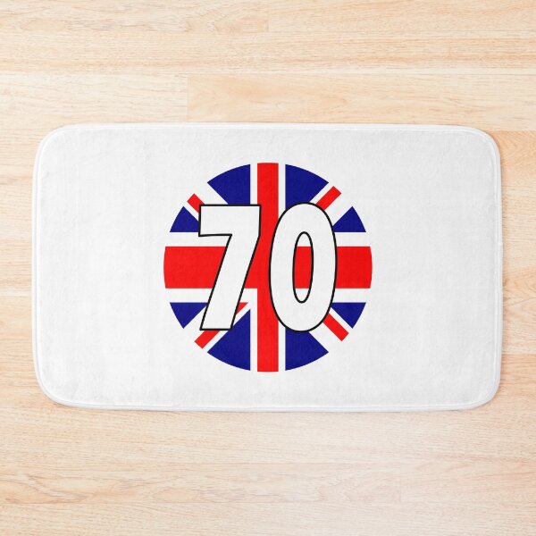 Item preview, UK flag with number 70 - seventy designed and sold by AllShirts21.