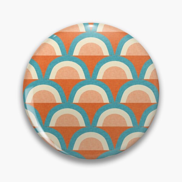 Item preview, New Mid Mod Rainbow Magic Blue Orange #midcentury designed and sold by susycosta.