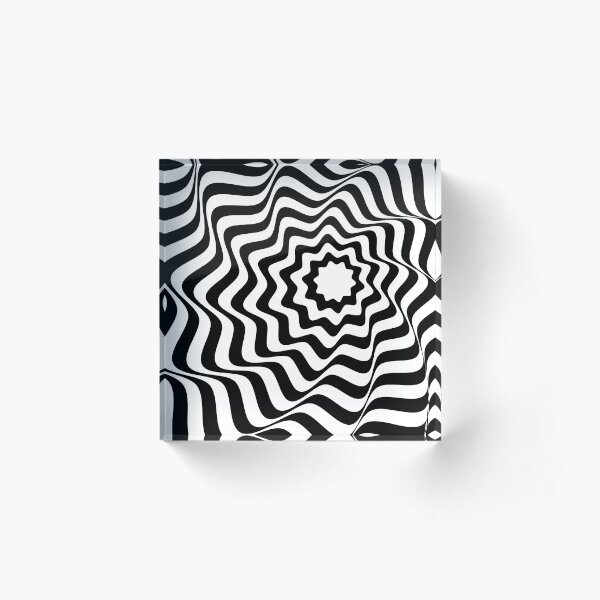 Waves Acrylic Block