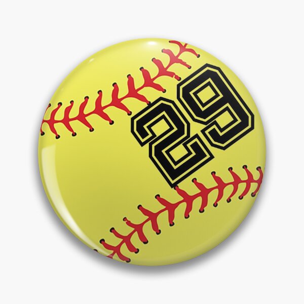 Item preview, Softball Player Jersey No 29 Back Number #29 Ball Sport Sticker Gift designed and sold by theshirtinator.