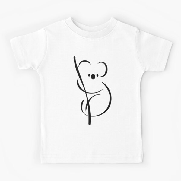 Koala | Diseño de tinta mínima Camiseta para niños