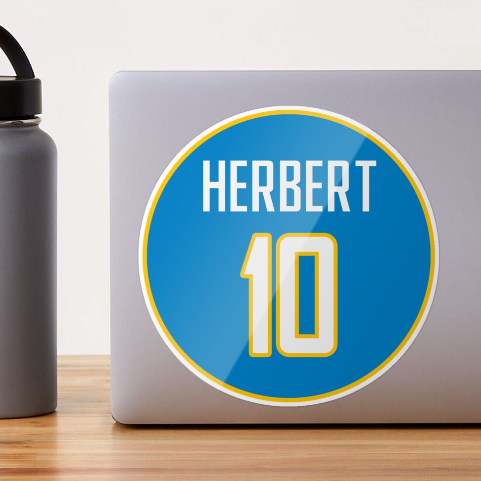 J.Herbert #10 Pass Poster for Sale by DadSports