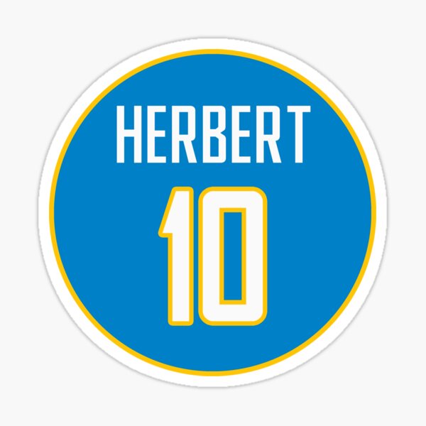 Justin Herbert San Diego Chargers Sports Campaign Sticker for Sale by  mowords