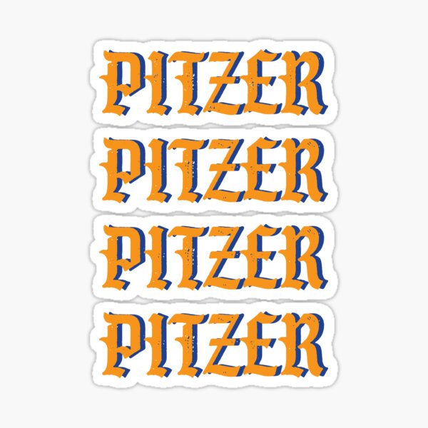 Pitzer Cursive Letters Sticker for Sale by dan-iz in 2023