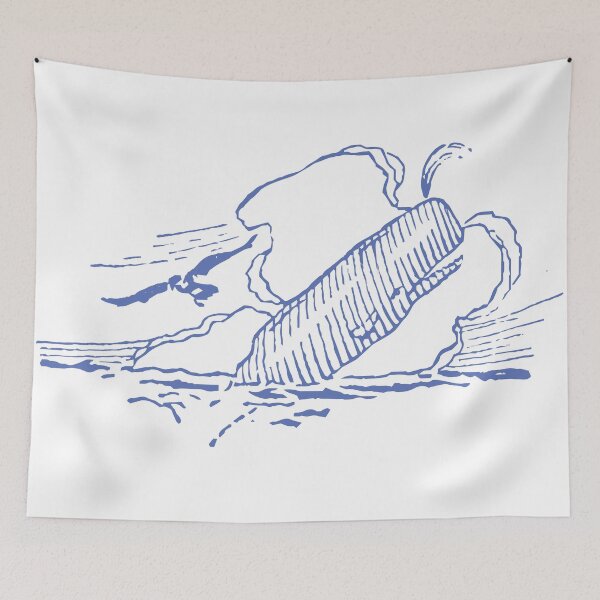 Artikelvorschau, Whale and Albatross Art aus dem Buch She Blows und Sparm at That! entworfen und verkauft von pelagio.