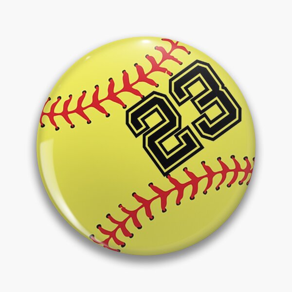 Item preview, Softball Player Jersey No 23 Back Number #23 Ball Sport Sticker Gift designed and sold by theshirtinator.