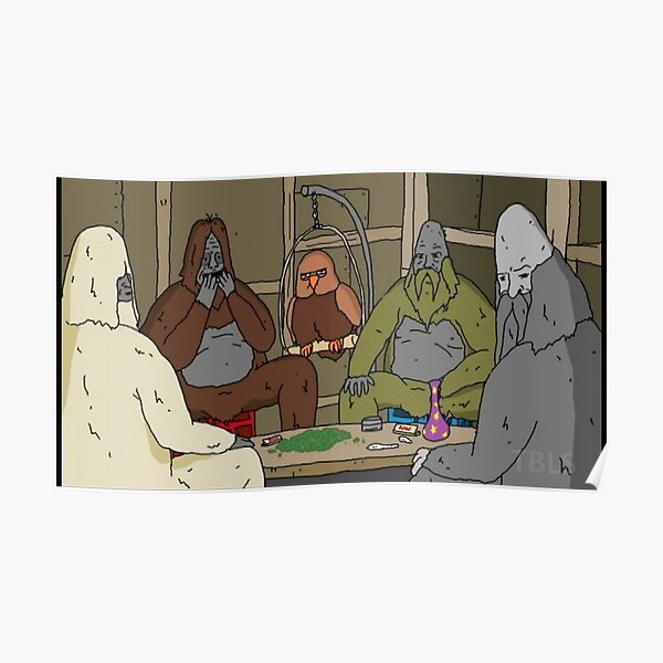 The Big Lez Show Sasquatches Poster