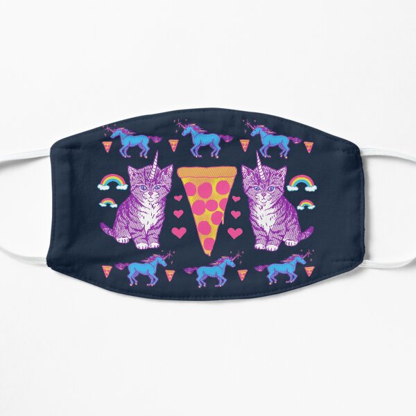 Kittycorn Pizza Rainbows Mask