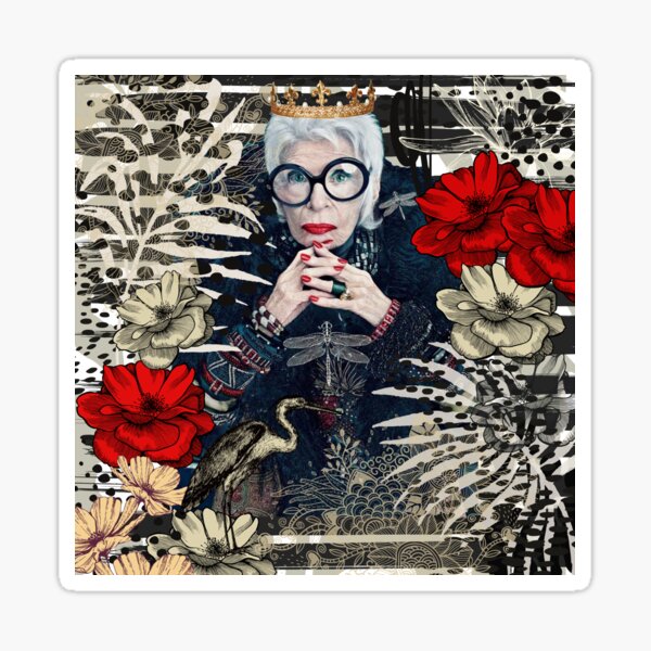 Iris Apfel Sticker