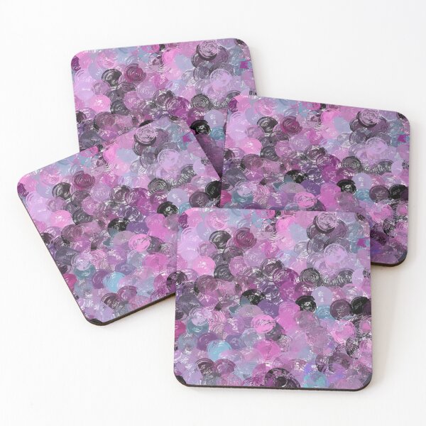 Item preview, Abstract Circles in Pink, Teal and Purple designed and sold by thesnowwhyte.