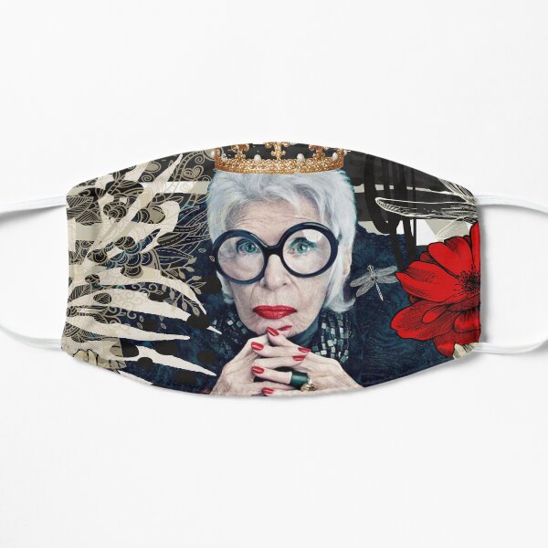 Iris Apfel Flat Mask