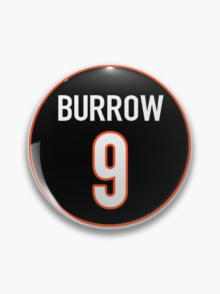 Joe Burrow Orange Bengals Jersey - #9 Baseball ¾ Sleeve T-Shirt for Sale  by djstagge