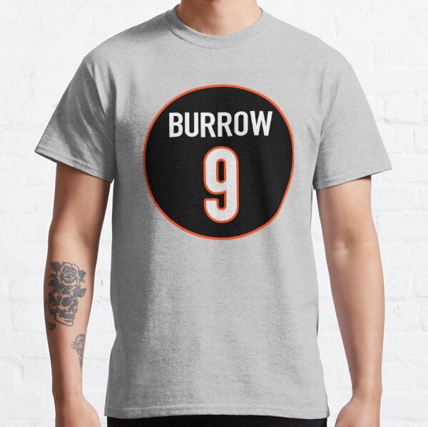 Men's Cincinnati Bengals Joe Burrow #9 White T-Shirt