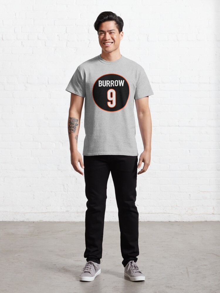 Men's Cincinnati Bengals Joe Burrow #9 White T-Shirt