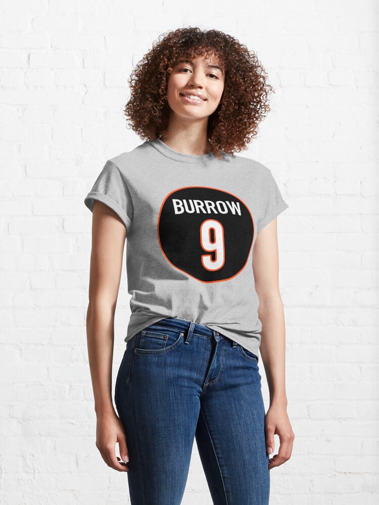 Joe Burrow Cincinnati Bengals Womens Black Triblend Long Sleeve