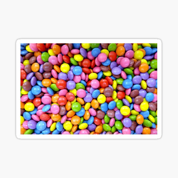 Aussie smarties chocolates Sticker
