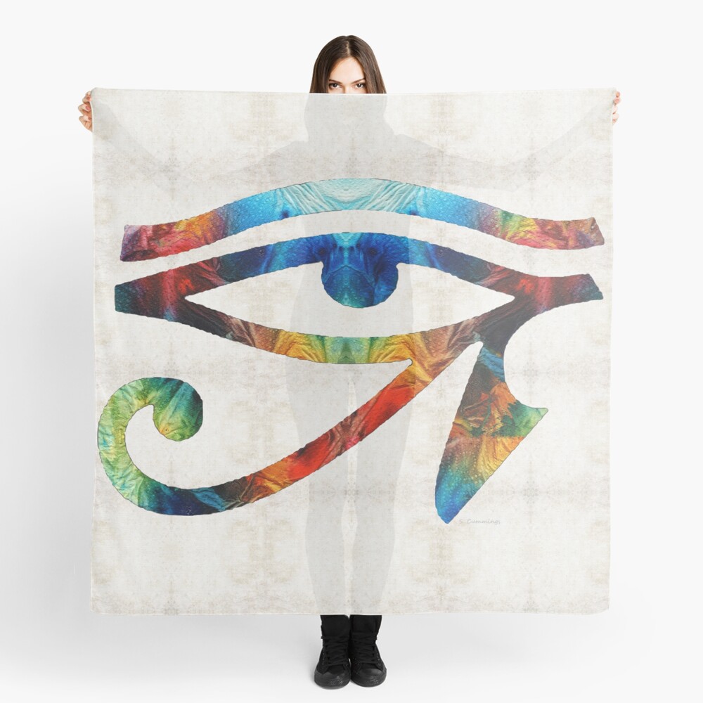 Eye of Horus - By Sharon Cummings Scarf
