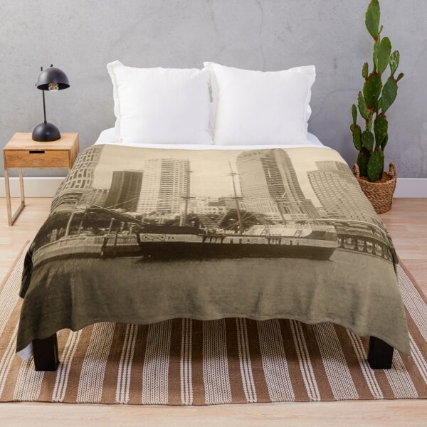 Item preview, Arrrrrrr Pirate Ship Out At Sea In Sepia designed and sold by JackieSparrow23.