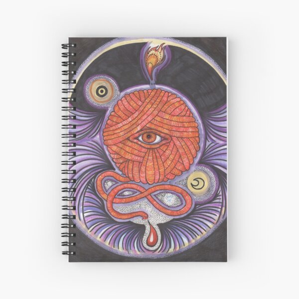 KNITCROMANCY: Unraveling the Cosmic Yarn Spiral Notebook