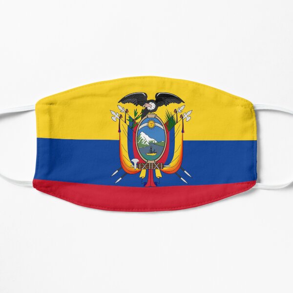 Ecuador Flag Flat Mask