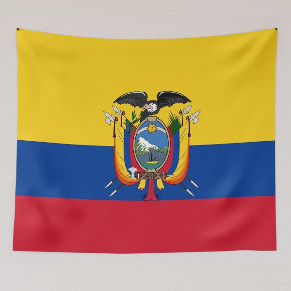 Item preview, Ecuador Flag designed and sold by flagshop.